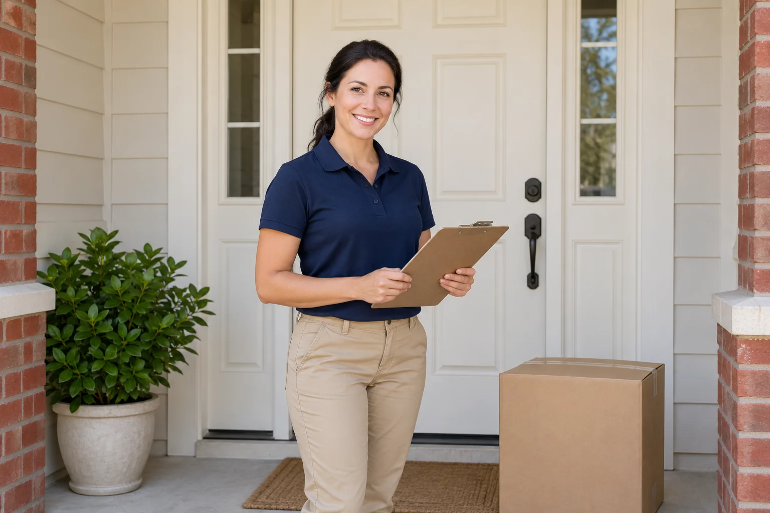 Moving coordinator preparing a home relocation in Hendersonville, TN Moving coordinator preparing a home relocation in Hendersonville, TN
